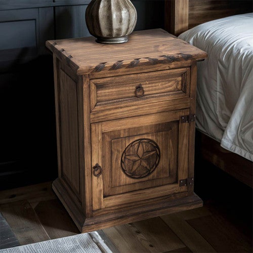 Starlight Rope Brown Nightstand - Right Starlight Rope Brown Nightstand - Right