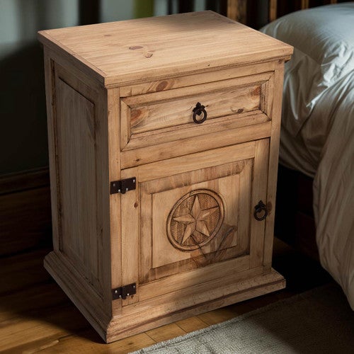 Starbound Honey Nightstand - Left