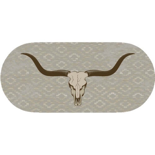 Longhorn Legend Oval Rug