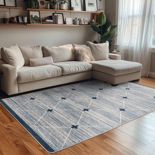 Crosspoint Blue Rug Collection