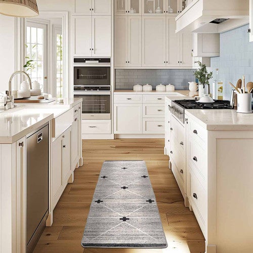 Crosspoint Gray Rug - 2 x 8