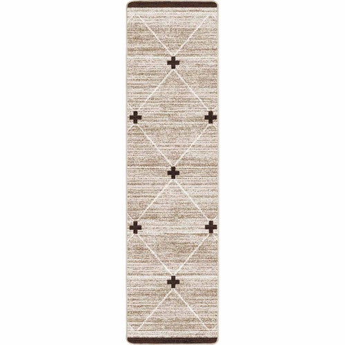 Crosspoint Brown Rug - 2 x 8