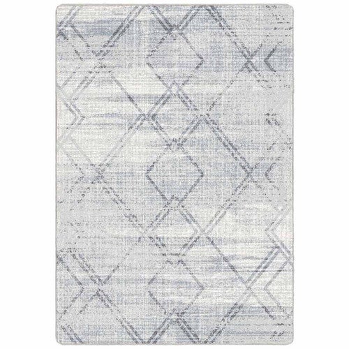 Bisbee Diamonds Blue Rug - 3 x 4