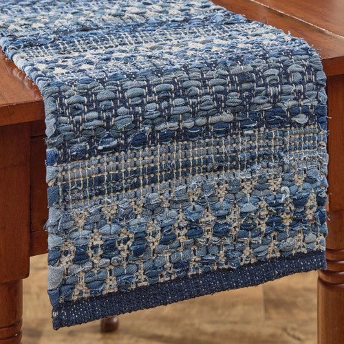Socorro Denim Table Runner - 36 Inch