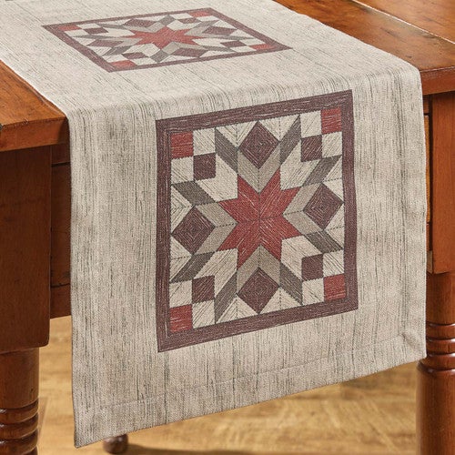 Farm Antique Table Runner - 36 Inch