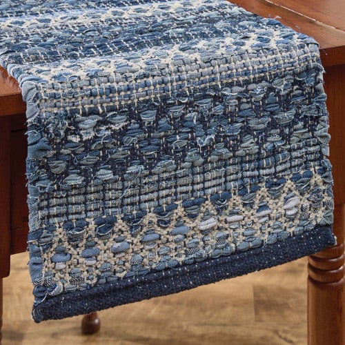 Socorro Denim Table Runner - 54 Inch