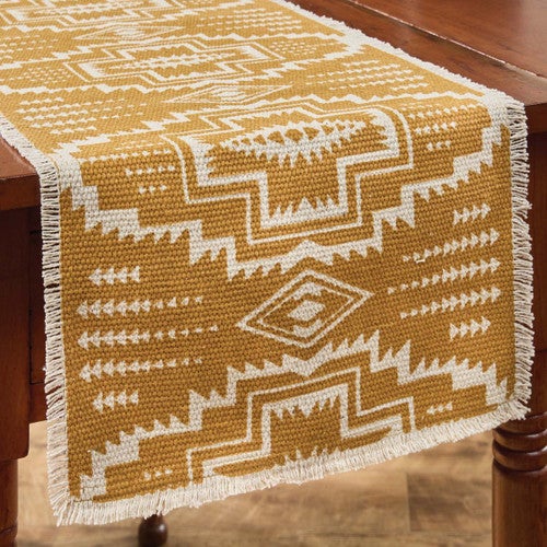 Golden Treasure Table Runner - 54 Inch