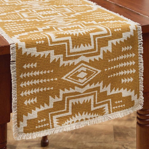 Golden Treasure Table Runner - 36 Inch