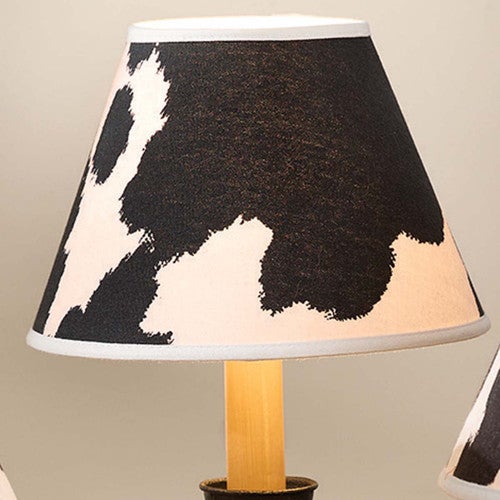 Cow Print Lampshade - 10 Inch