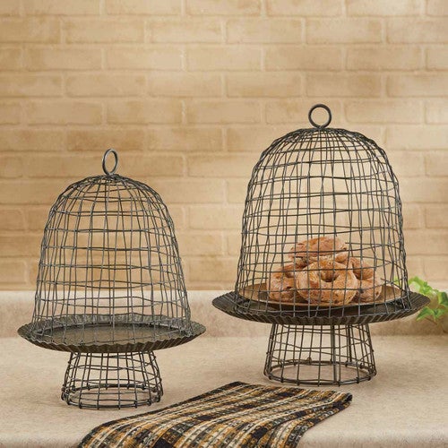 Willow Glen Wire Cloches - Set of 2