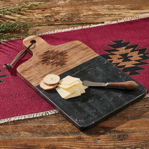 Sunrise Southwest Cutting Board with Spreader