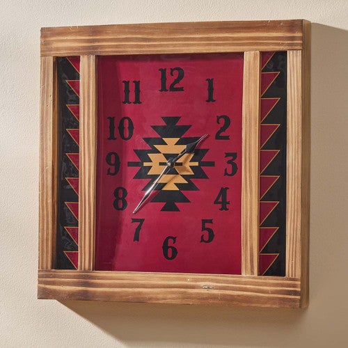 Red Sunrise Southwest Wall Clock