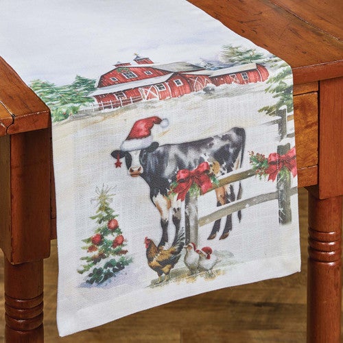 Festive Farmhouse Table Runner - 54 Inch