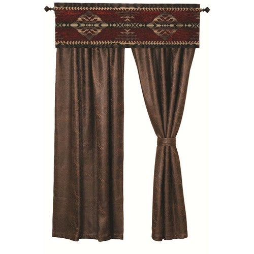Gallop Claret Valance