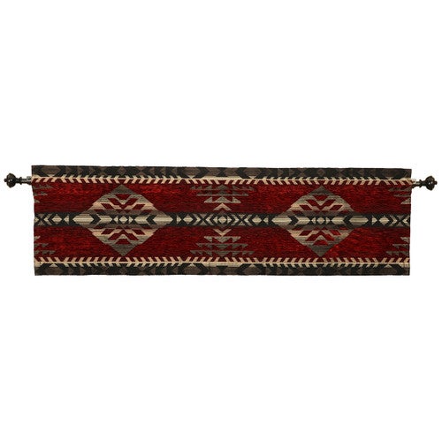 Gallop Claret Valance
