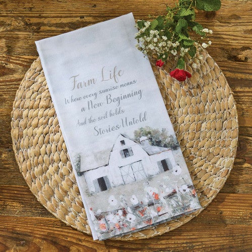 Farm Life Dishtowels - Set of 4