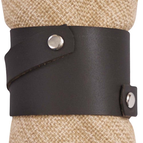 Leather Luxe Napkin Rings - Set of 4