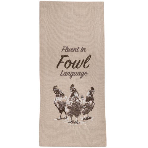 Chatty Chick Dishtowels - Set of 4