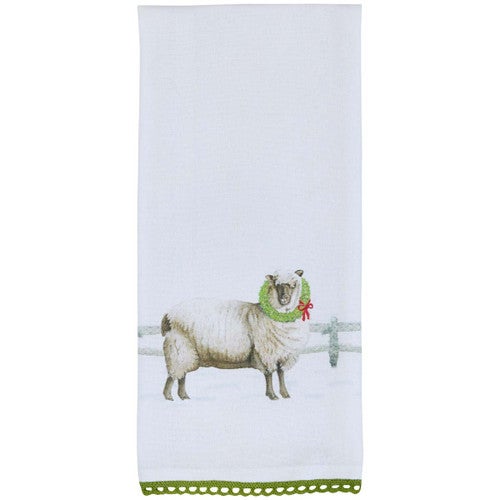Joyful Sheep Dishtowels - Set of 4