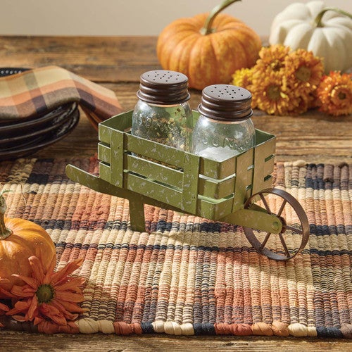 Push Cart Salt & Pepper Shaker Set