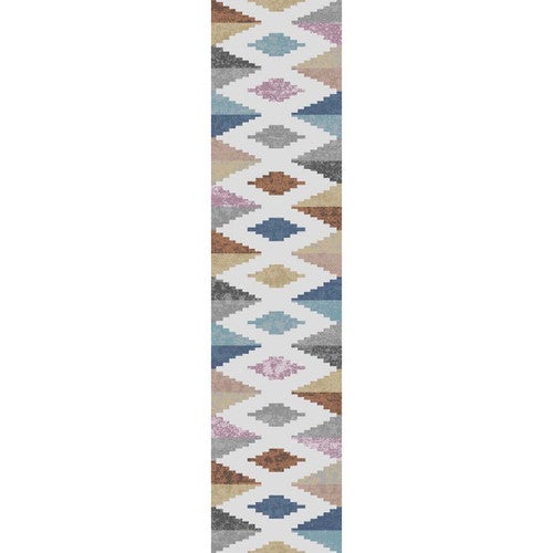 Painted Mesa Diamond Rug - 2 x 8