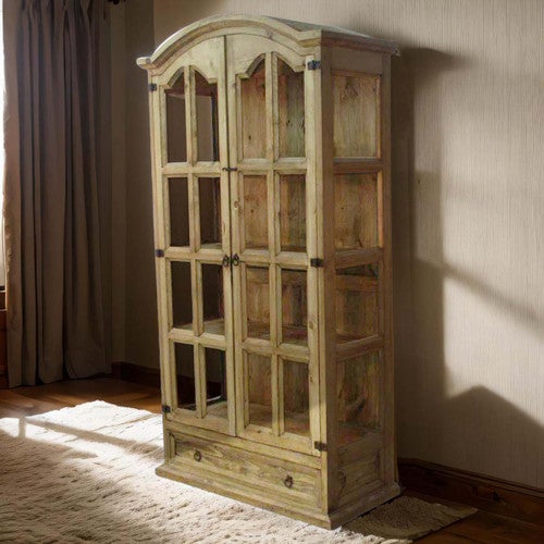 Cobbling Display Cabinet - Honey