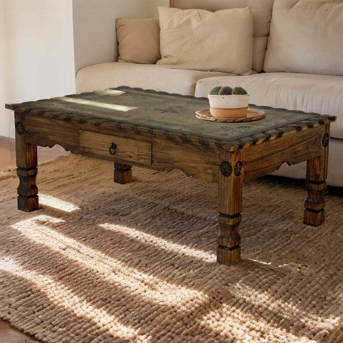 Tiled Star Brown Coffee Table