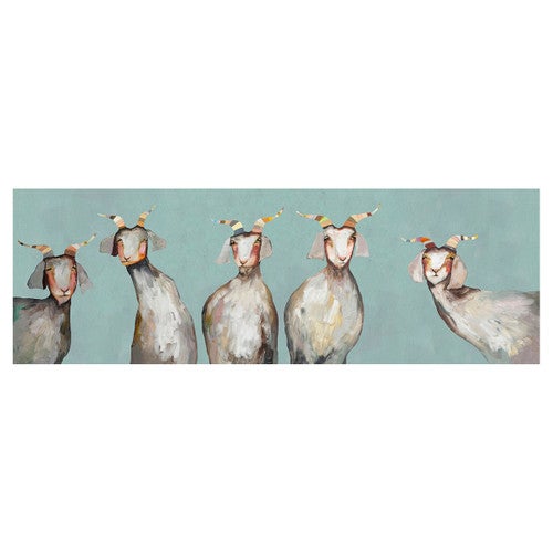 Family of Goats Canvas Art
