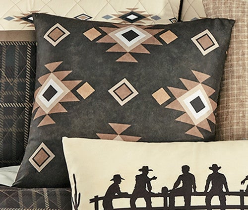 Sunset Ranch Diamonds Pillow