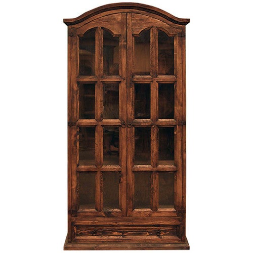 Cobbling Display Cabinet - Brown