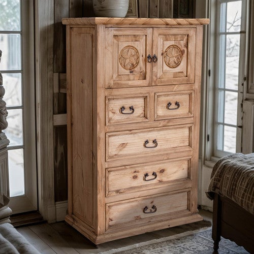 Starry Manor Honey Chest of Drawers