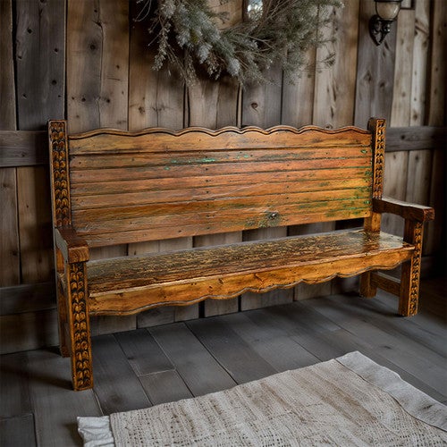 Helena Reclaimed Wood Bench