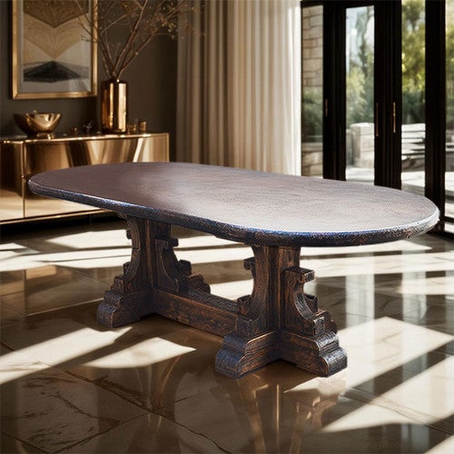 Jamestown Copper Top Dining Table