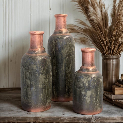 Tuscon Sun Clay Pots - Set of 3