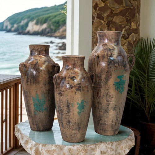 Sun Valley Clay Pots - Set of 3