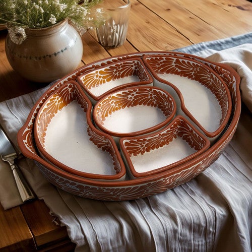Talavera Appetizer Plate (6 Pcs)