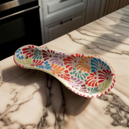 Festiva Talavera Spoon Rest