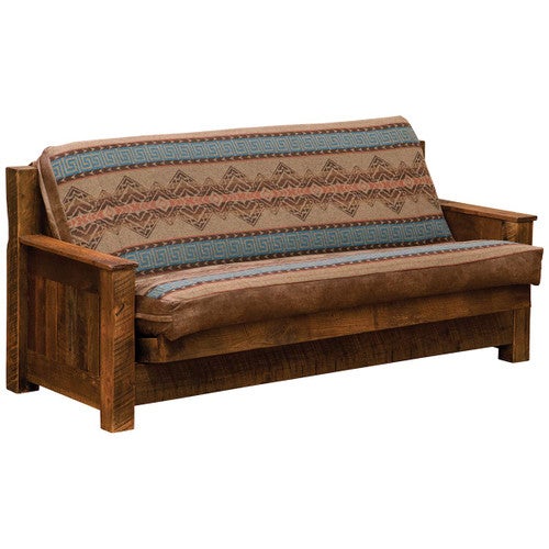 Barnwood Futon with Mattress