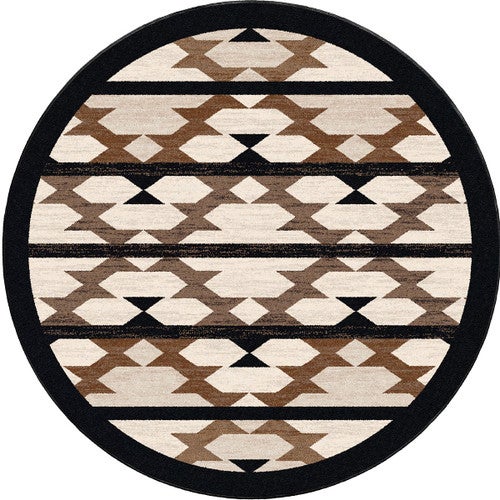 Mocha Canyon Rug - 8 Ft. Round