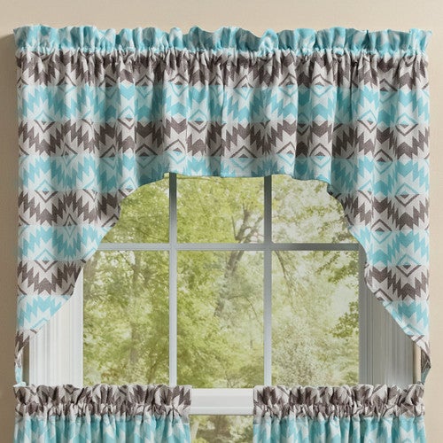 Sawtooth Sky Swag Pair