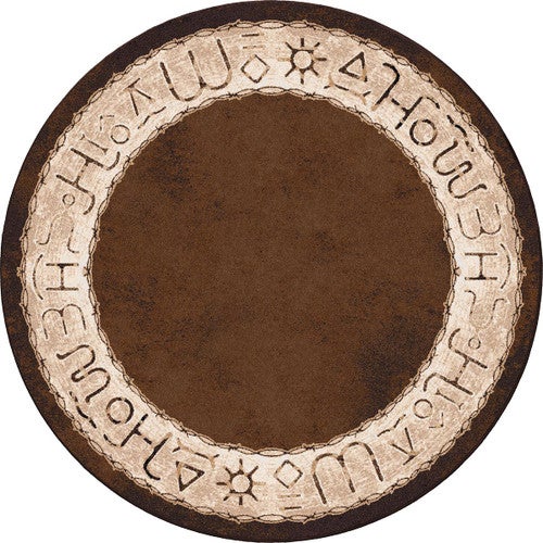 Western Brands Rug - 8 Ft. Round