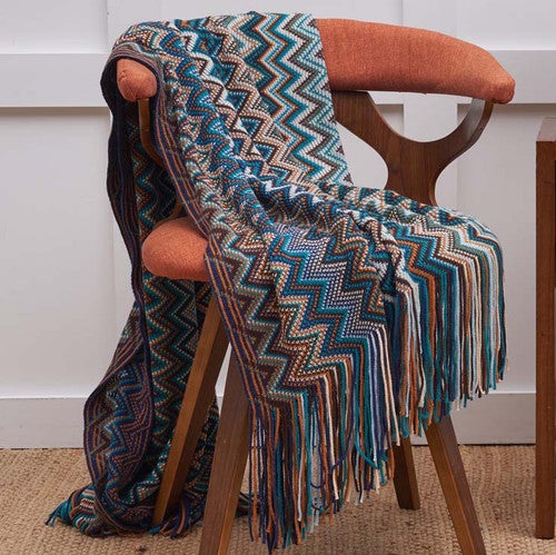 Turquoise Trail Throw