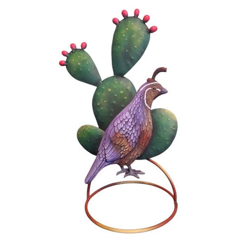 Prickly Quail Centerpiece