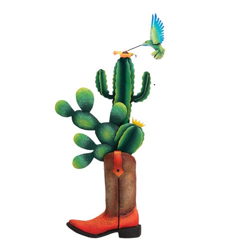 Cacti Boot Buzz Wall Art