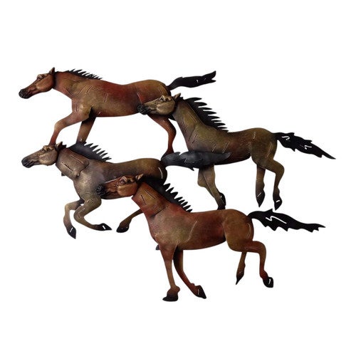 Stampede Thunder Wall Art - Brown