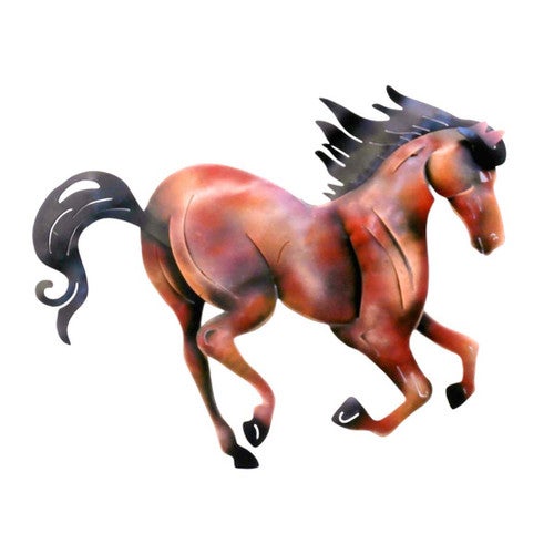Running Free Metal Wall Art