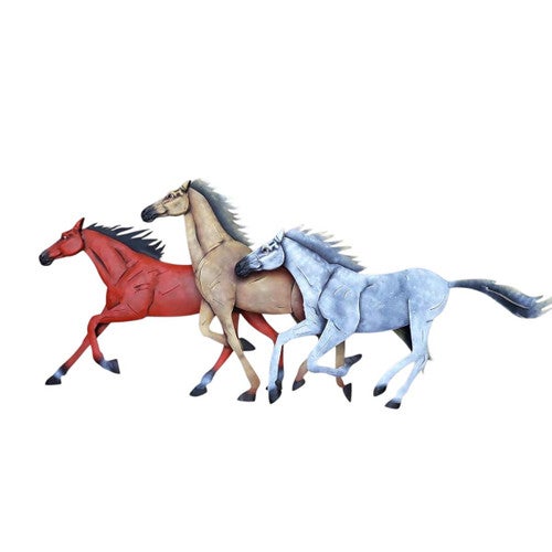 Range Riders Trio Wall Art - Multi