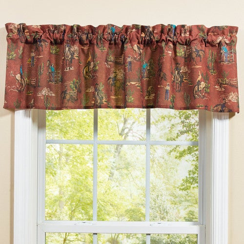 Cowboy Toile Valance