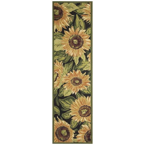 Summer Sunflower Indoor/Outdoor Rug - 2 x 8