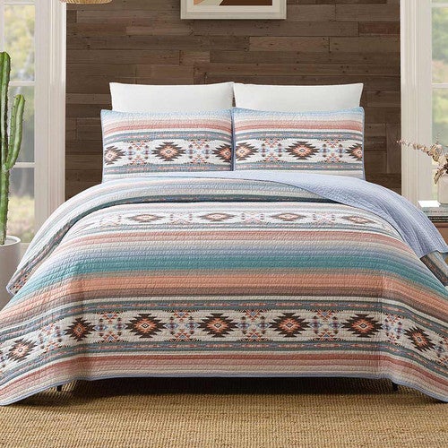 Sunset Sands Quilt Set - King